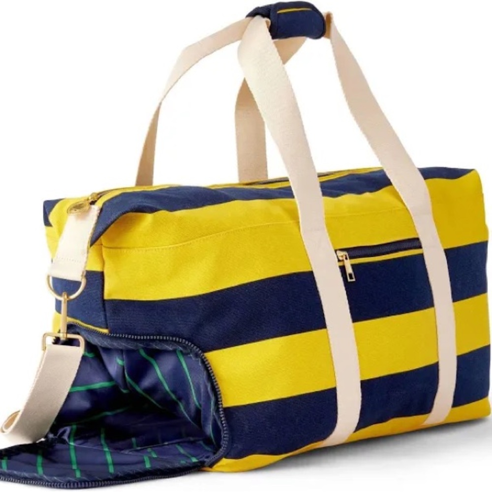 Rowing Blazers Rugby Stripe Weekender Duffle Bag